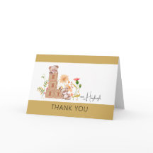 Bebês, Ursos e Cartões de agradecimentos de flores