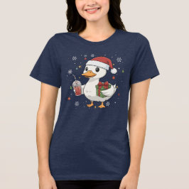 Bebida Aconchegante de Natal do Pato Fofo Presente