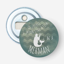 Bebida como um peixe! - Merman - verde