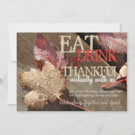 Bebida De Ação De Graças Seja Placa Plana De Agrad