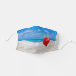 Bebida Vermelha Tropical de Praia