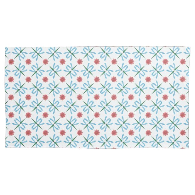 Bebidas Azuis, Lírios Rosa-d'Água em Branco (Frente-Esquerda)