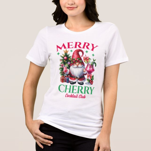 Bebidas do clube de coquetéis de Natal de Cherry f (Frente)
