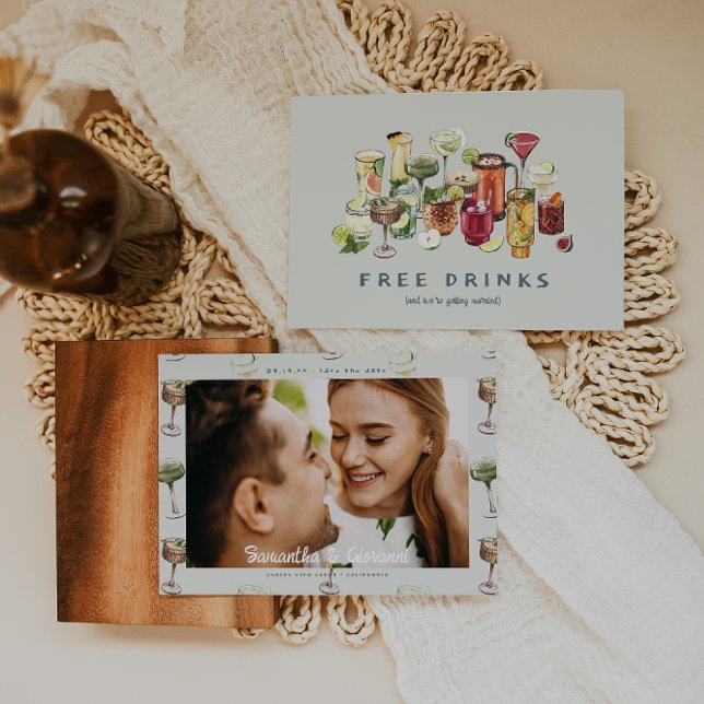 Bebidas Grátis | Foto de Casamento de Coquetel Art (Criador carregado)