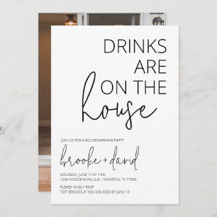 Bebidas No Convite À Habitação Dos Eua