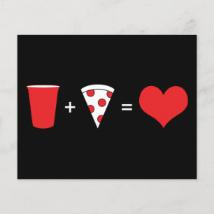 bebidas + pizza = amor