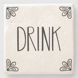 BEBIDAS - Porta copos de pedra