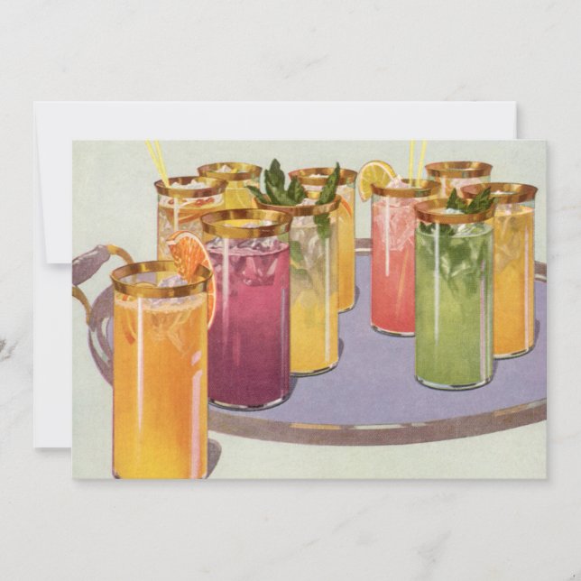 Bebidas vegetais, bebidas com cubos de gelo em uma (Frente)