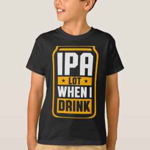 Bebo Muito Quando Bebo Camisa Amante de Cerveja St