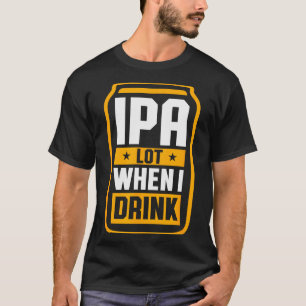 Bebo Muito Quando Bebo Camisa Amante de Cerveja St