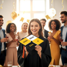 Beca de Graduação Era Black Gold White Star 2026 G