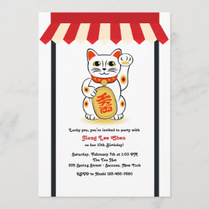 Beckoning o convite do gato