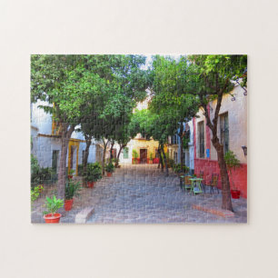 beco pequeno em Sevilha, Espanha - Quebra-cabeça