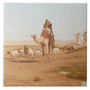 Beduíno no deserto, 1884 (óleo em canvas)