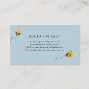 Bee Books para Cartão de Inserção de Bebê