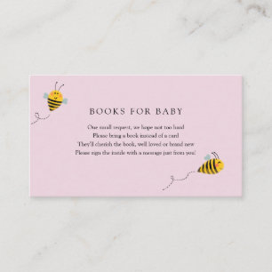 Bee Books para Cartão de Inserção de Bebê