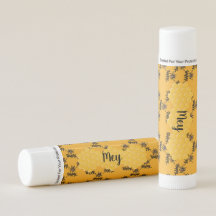 Bee Happy Personalised Lip Balm