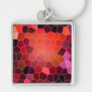 Bee Hive Red Chaveiro