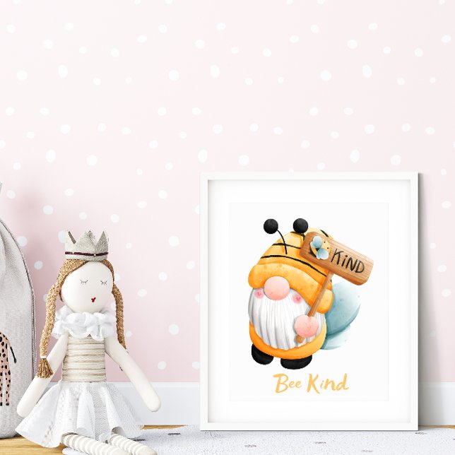 bee kind gnomo poster (Criador carregado)