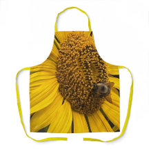 Bee Kind to Cook Sunflower and Bumblebee Apron