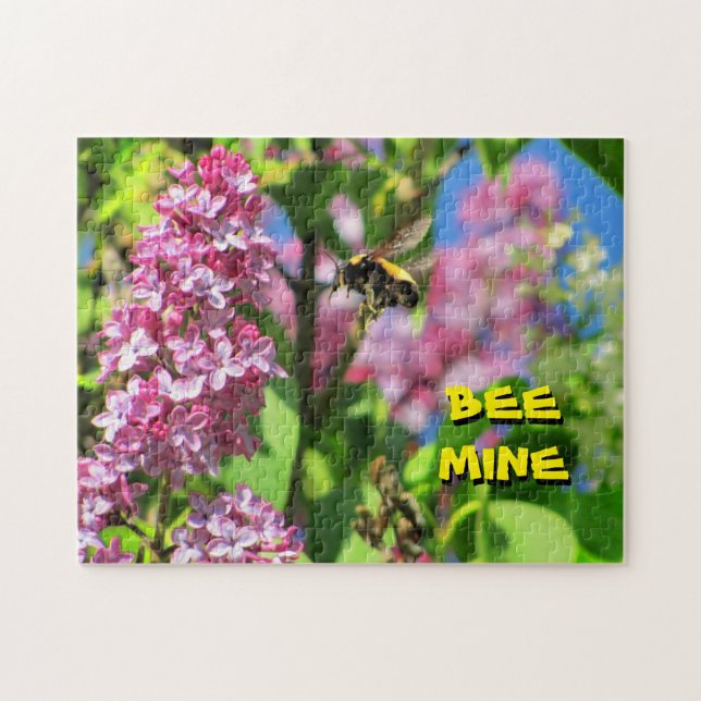 Bee Mine-Valenpuzzle Quebra-cabeça (Horizontal)