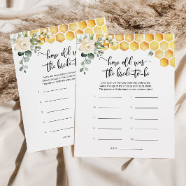 Bee Quantos anos tinha a noiva de ser um jogo de c