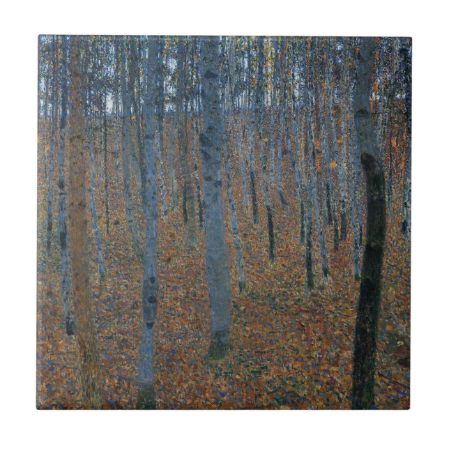 Beech Grove I por Gustav Klimt (Frente)