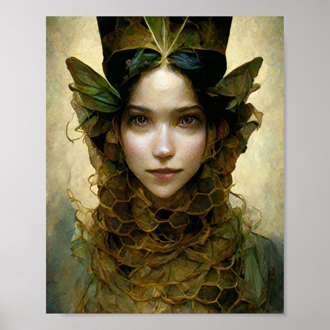 Beekeeper Fae 2 Fantasy Art Poster (Frente)