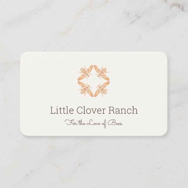 Beekeeper Honeybee Cartão de visita (Frente)