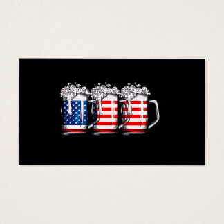 Beer American Flag 4 de julho Men Women Merica US