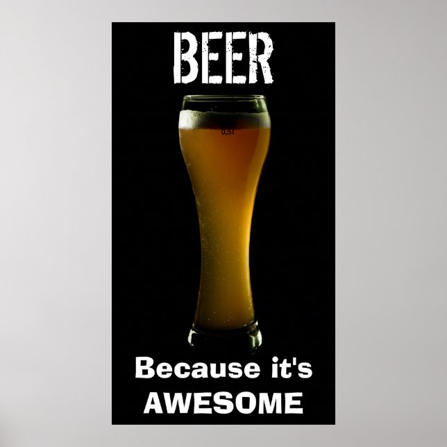 Beer awesome poster (Frente)