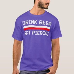 Beer Beer Coma Pierogi Polônia Flag Presente Polo