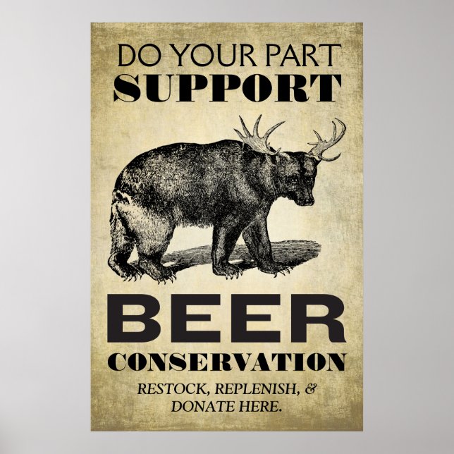 Beer Conservation Poster (Frente)