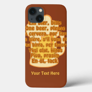BEER em idiomas caso iPad personalizado