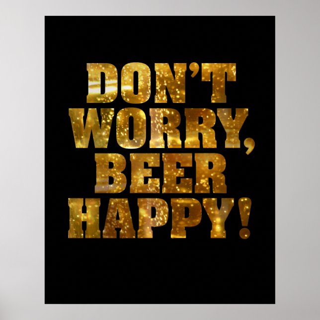 Beer Happy Poster or Impressão (Frente)