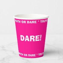 Beer Pong Truth ou Dare Party Game Pink
