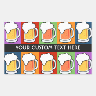 BEER Pop Art adesivos personalizados