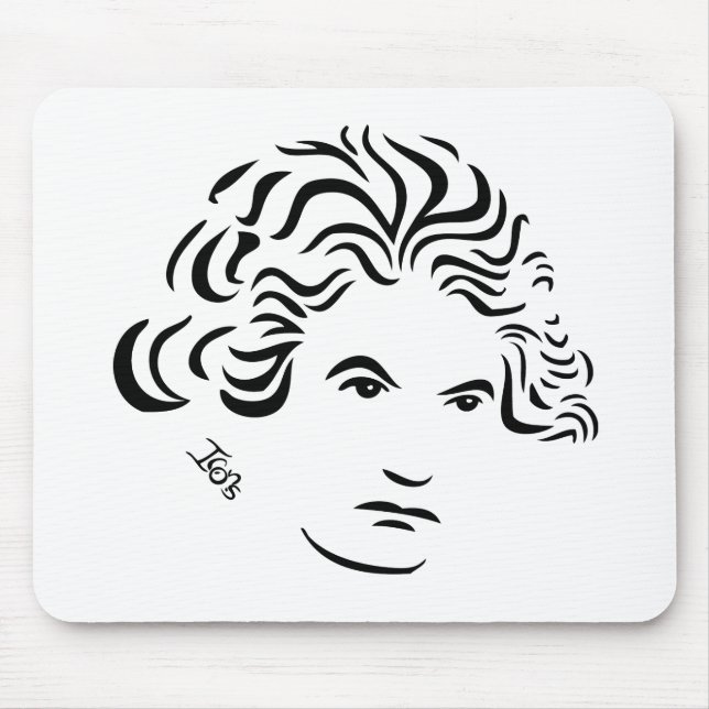 Beethoven Mousepad (Frente)