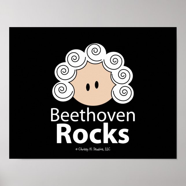 BeethovenRocks Poster Beethoven (Frente)
