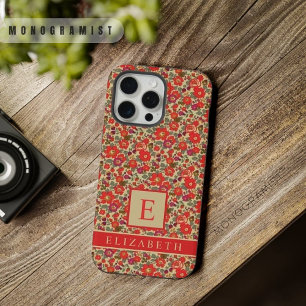 Bege Marrom Floral Vermelho Roxo Flor Personalizáv