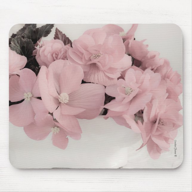 Begonias Mousepad Rosa (Frente)