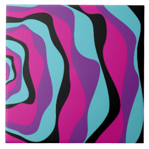 Bei e Fluxo 4 - Rosa, Púrpura, Azul e Preto