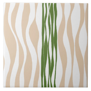 Bei e Fluxo - Branco, Areia e Verde Palm