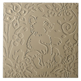 Beige Bear Cub Emboscada Foliage Elegante