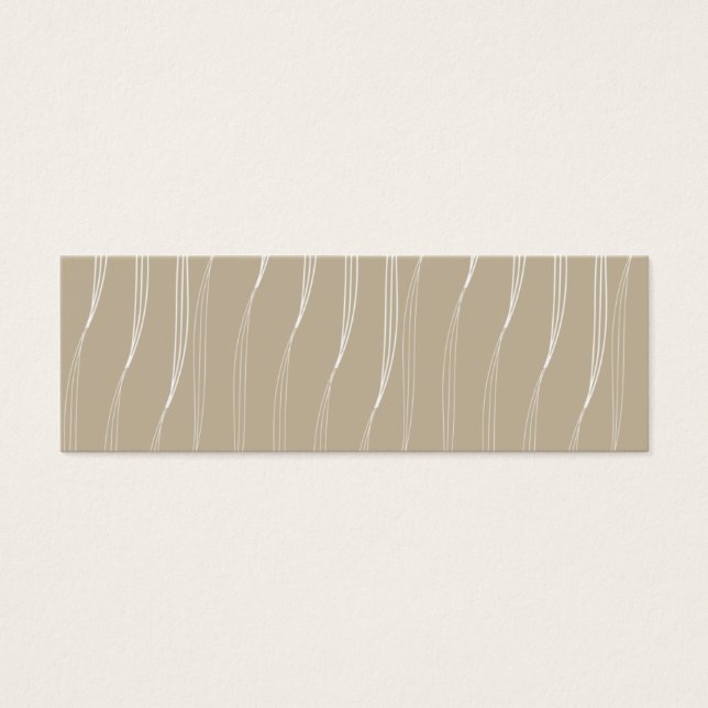 beige cartão de visita vanilla (Frente)