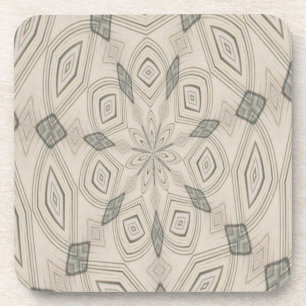 Beige Kaleidoscope Cork Porta copos