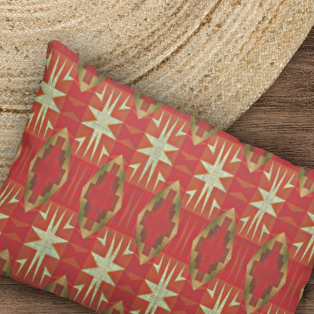 Beige Ochre Brown Red Orange - Padrão de Arte Trib (Criador carregado)