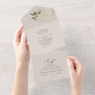 Beige Pampas Tons Neutrais Casados Todos Em Um Inv