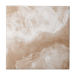 Beige Tan Brown White Marble Impressão<br><div class="desc">Na moda original moderno beige design do que azulejo de cerâmica marble impressão branco castanho. Por favor,  note que este é um impressão de cor de mármore e não é um mármore real.</div>