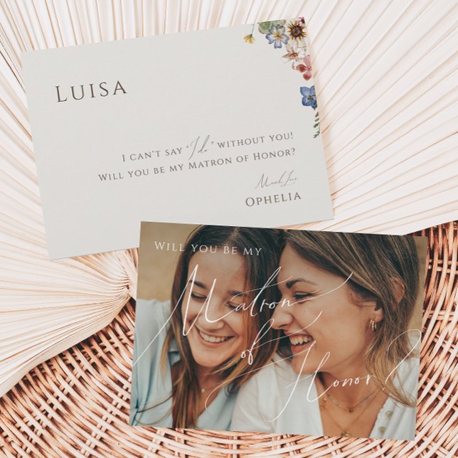 Beige Wildflower desbotou foto-mãe do cartão de ho (Criador carregado)